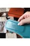 Hermes Oran Sandals In Blue Paon Epsom Leather Replica