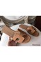 Hermes Oran Sandals In Brown Epsom Leather Replica