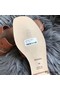 Hermes Oran Sandals In Brown Ostrich Leather Replica