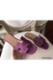 Hermes Oran Sandals In Cyclamen Epsom Leather Replica