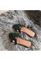 Hermes Oran Sandals In Green Shiny Niloticus Crocodile Replica