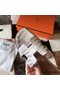 Hermes Oran Sandals In Himalaya Matt Niloticus Crocodile Replica