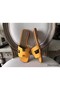 Hermes Oran Sandals In Jaune Epsom Leather Replica