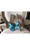 Hermes Oran Sandals In Lagon Epsom Leather Replica