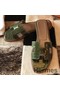 Hermes Oran Sandals In Olive Shiny Niloticus Crocodile Replica