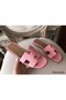 Hermes Oran Sandals In Pink Epsom Leather Replica