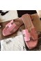 Hermes Oran Sandals In Pink Shiny Niloticus Crocodile Replica