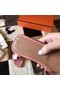 Hermes Oran Sandals In Pink Shiny Niloticus Crocodile Replica