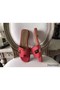 Hermes Oran Sandals In Red Epsom Leather Replica