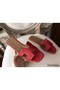 Hermes Oran Sandals In Red Epsom Leather Replica