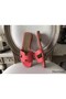 Hermes Oran Sandals In Rose Azalee Epsom Leather Replica