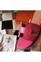 Hermes Oran Sandals In Rose Red Lizard Leather Replica
