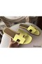 Hermes Oran Sandals In Soufre Epsom Leather Replica