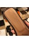 Hermes Oran Slide Sandals In Black Clemence Leather Replica