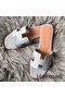 Hermes Oran Slide Sandals In Blue Lin Clemence Leather Replica