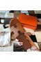 Hermes Oran Slide Sandals In Gold Epsom Perforated Calfskin Replica