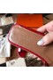 Hermes Oran Slide Sandals In Red Shiny Niloticus Crocodile Skin Replica