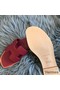 Hermes Oran Slide Sandals In Ruby Epsom Calfskin Replica