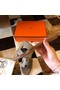 Hermes Oran Slide Sandals In Taupe Epsom Calfskin Replica