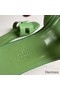 Hermes Oran Slide Sandals In Vert Criquet Epsom Calfskin Replica
