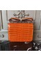 Hermes Orange Constance MM 24cm Crocodile Bag Replica