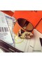 Hermes Orange Epsom Collier de Chien Bracelet Size S Replica