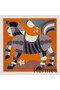 Hermes Orange Mon Premier Galop Shawl 140 Replica