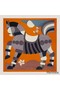Hermes Orange Mon Premier Galop Shawl 140 Replica