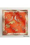 Hermes Orange Voitures en Equilibre Shawl 140 Replica