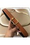 Hermes Oscar Buckle 40 MM Belt Brown Reversible Leather Replica