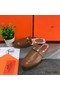 Hermes Oz Mules In Brown Calfskin Replica