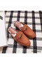 Hermes Oz Mules In Caramel Calfskin Replica