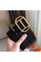 Hermes Pad Reversible Belt In Black/White Epsom Leather Replica