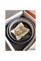 Hermes Pad Reversible Belt In Black/White Epsom Leather Replica
