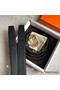 Hermes Pad Reversible Belt In Black Clemence Leather Replica