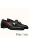 Hermes Paris Loafers In Black Goatskin Replica