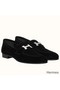 Hermes Paris Loafers In Black Velvet Replica