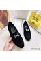 Hermes Paris Loafers In Black Velvet Replica