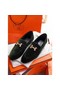 Hermes Paris Loafers In Dark Green Velvet Replica