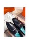 Hermes Paris Loafers In Noir Goatskin Replica