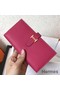 Hermes Peach Epsom Bearn Gusset Wallet Replica