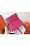 Hermes Peach Epsom Bearn Gusset Wallet Replica