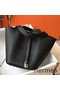 Hermes Picotin Lock 18 Bag In Black Clemence Leather Replica