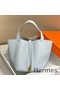 Hermes Picotin Lock 18 Bag In Blue Brume Clemence Leather Replica