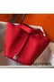 Hermes Picotin Lock 18 Bag In Red Clemence Leather Replica