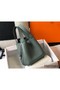 Hermes Picotin Lock 18 Bag In Vert Amande Clemence Leather Replica