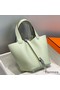 Hermes Picotin Lock 18 Bag In Vert Fizz Clemence Leather Replica