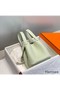 Hermes Picotin Lock 18 Bag In Vert Fizz Clemence Leather Replica