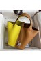 Hermes Picotin Lock 18 Bicolor Handmade Bag in Lime and Gold Clemence Leather Replica