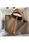 Hermes Picotin Lock 18 Bicolor Handmade Bag in Taupe and Gold Clemence Leather Replica